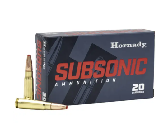 Hornady 7.62x39 Subsonic 255gr Sub X